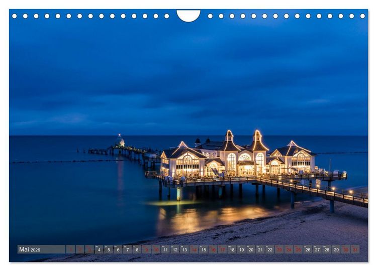 Produktbild: OSTSEEK&Uuml;STE Sehnsuchtsorte in Mecklenburg-Vorpommern (Wandkalender 2026 DIN A4 quer), CALVENDO Monatskalender