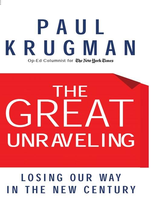 Produktbild: The Great Unraveling