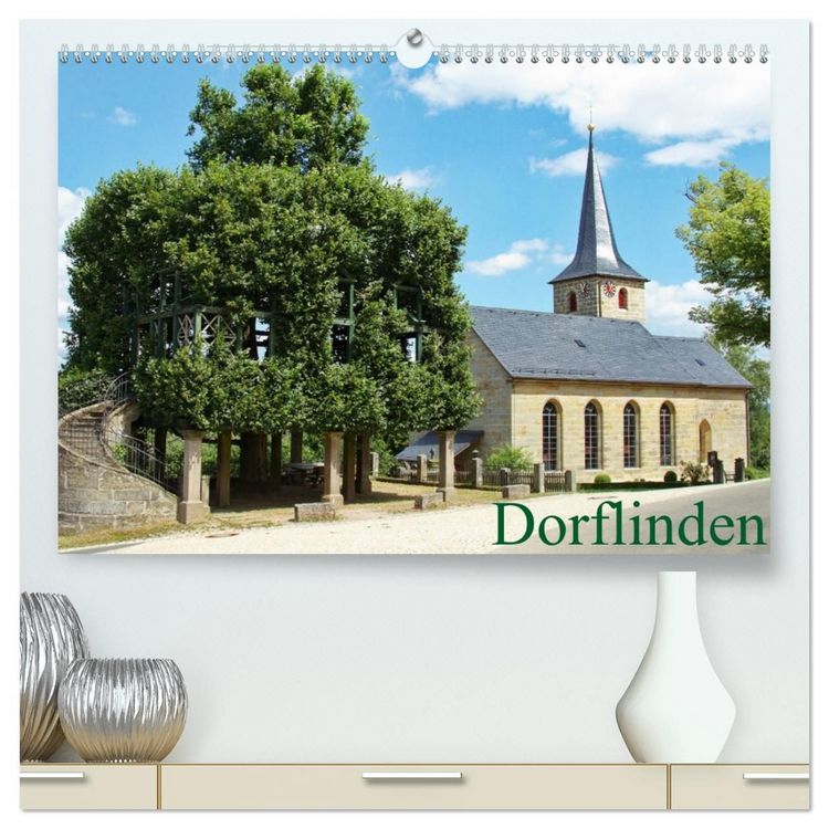 Produktbild: Dorflinden (hochwertiger Premium Wandkalender 2027 DIN A2 quer), Kunstdruck in Hochglanz