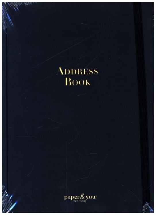 Produktbild: Adressbuch A5 [Black Edition] EM