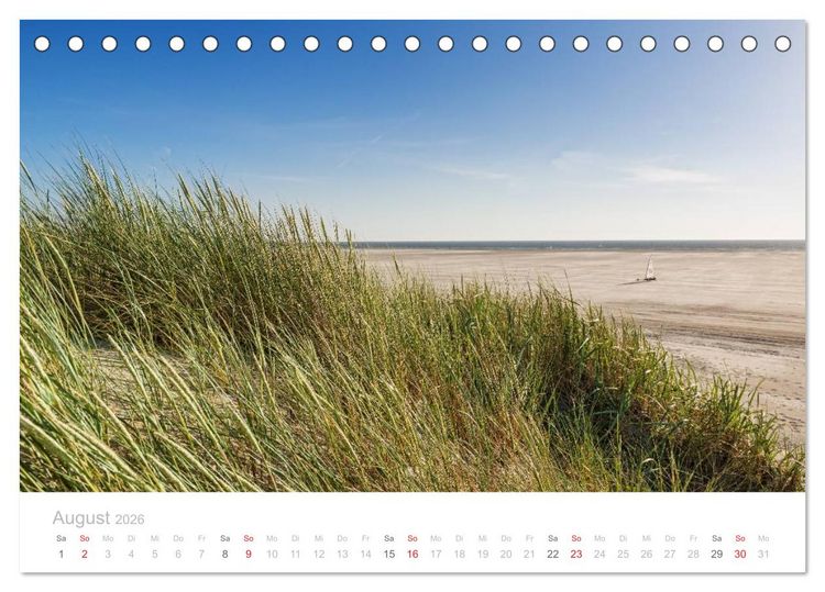 Produktbild: St. Peter-Ording (Tischkalender 2026 DIN A5 quer), CALVENDO Monatskalender