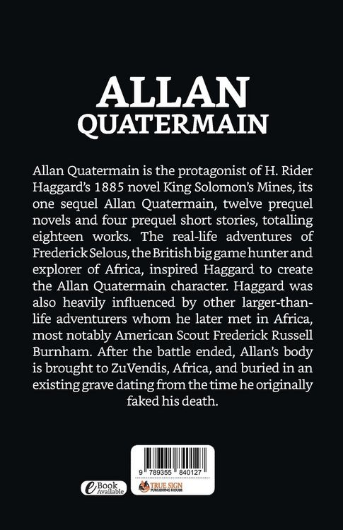 Produktbild: Allan Quatermain