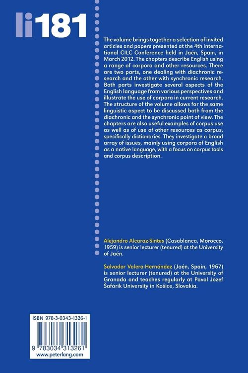 Produktbild: Diachrony and Synchrony in English Corpus Linguistics