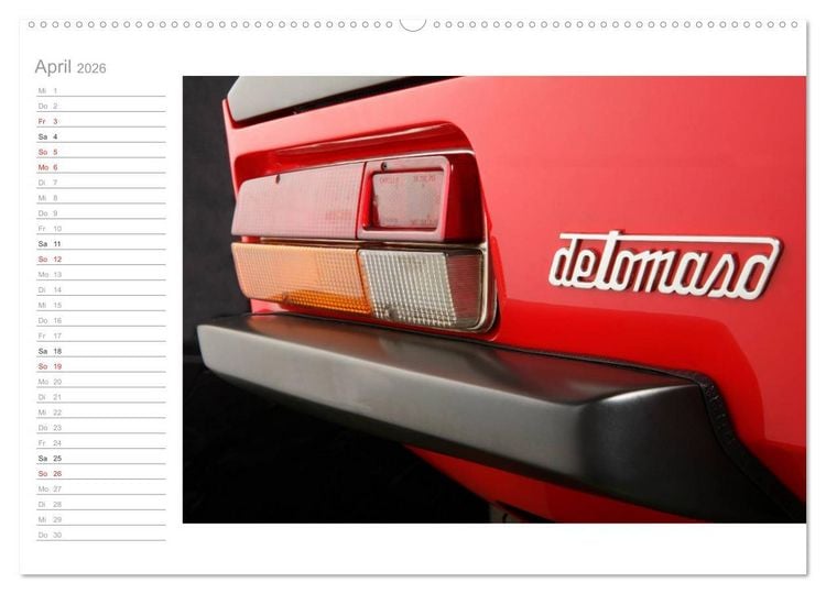 Produktbild: De Tomaso Pantera (hochwertiger Premium Wandkalender 2026 DIN A2 quer), Kunstdruck in Hochglanz