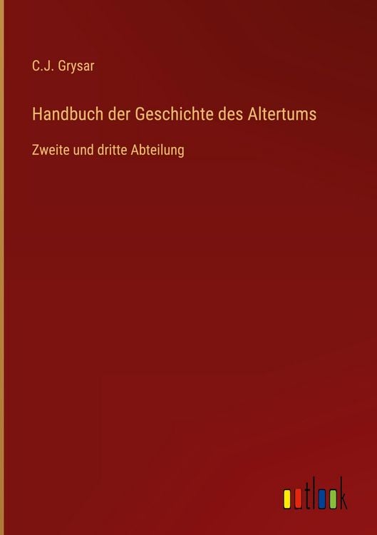 Produktbild: Handbuch der Geschichte des Altertums