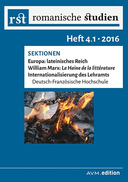 Produktbild: Romanische Studien Heft 4