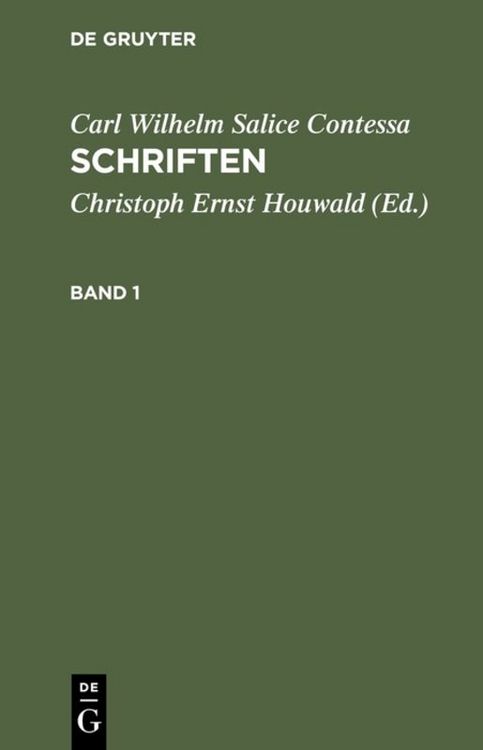 Produktbild: Schriften. Band 1
