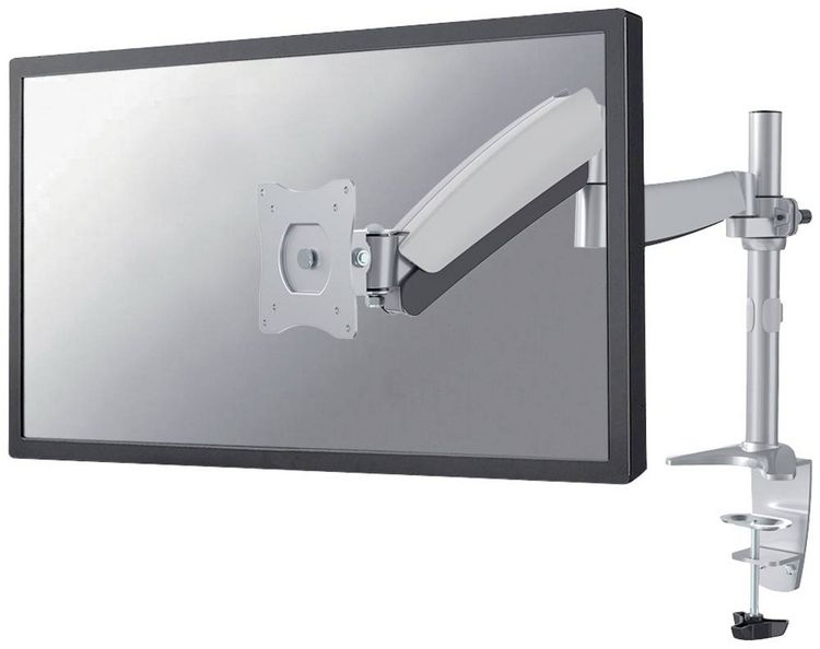 Produktbild: Neomounts Monitor-Tischhalterung FPMA-D950 1 Display(s) 25,4 cm (10") - 76,2 cm (30") Silber Neigbar, Schwenkbar, Rotierbar