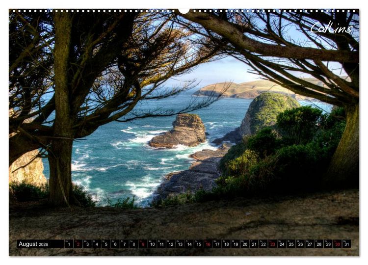 Produktbild: Neuseeland (Wandkalender 2026 DIN A2 quer), CALVENDO Monatskalender