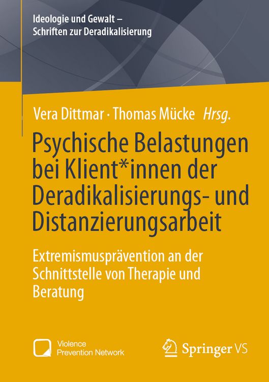Produktbild: Psychische Belastungen bei Klient*innen der Deradikalisierungs- und Distanzierungsarbeit