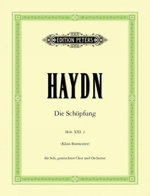 Produktbild: Die Sch&ouml;pfung [The Creation] Hob. XXI: 2 / URTEXT