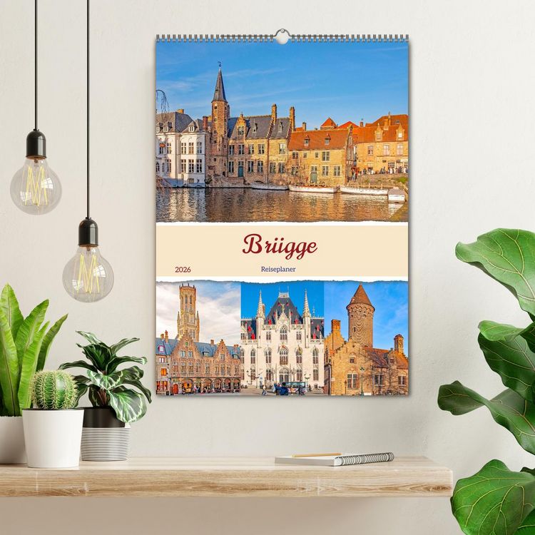 Produktbild: Br&uuml;gge - Reiseplaner (Wandkalender 2026 DIN A2 hoch), CALVENDO Monatskalender