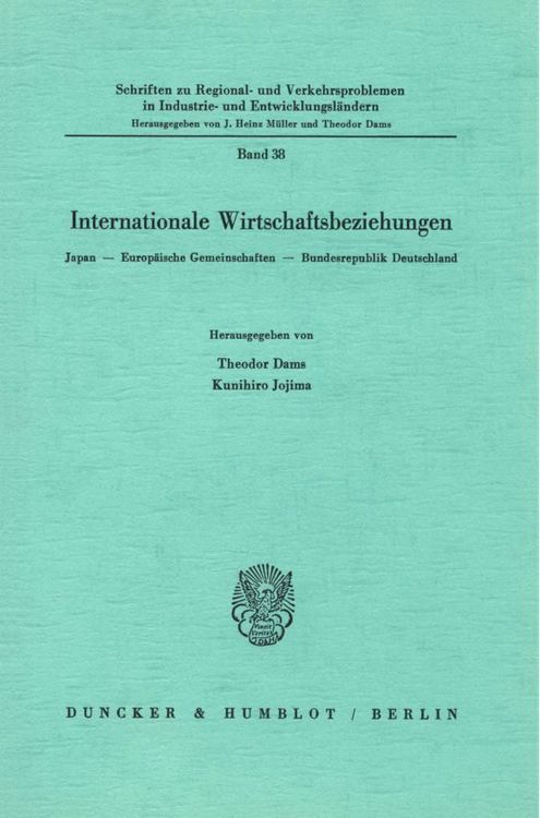 Produktbild: Internationale Wirtschaftsbeziehungen.