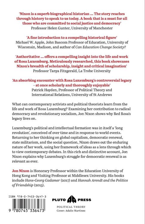 Produktbild: Rosa Luxemburg and the Struggle for Democratic Renewal