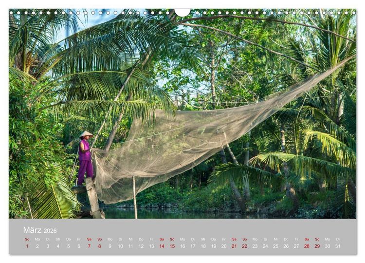 Produktbild: VIETNAM - Im Land des aufsteigenden Drachens (Wandkalender 2026 DIN A3 quer), CALVENDO Monatskalender