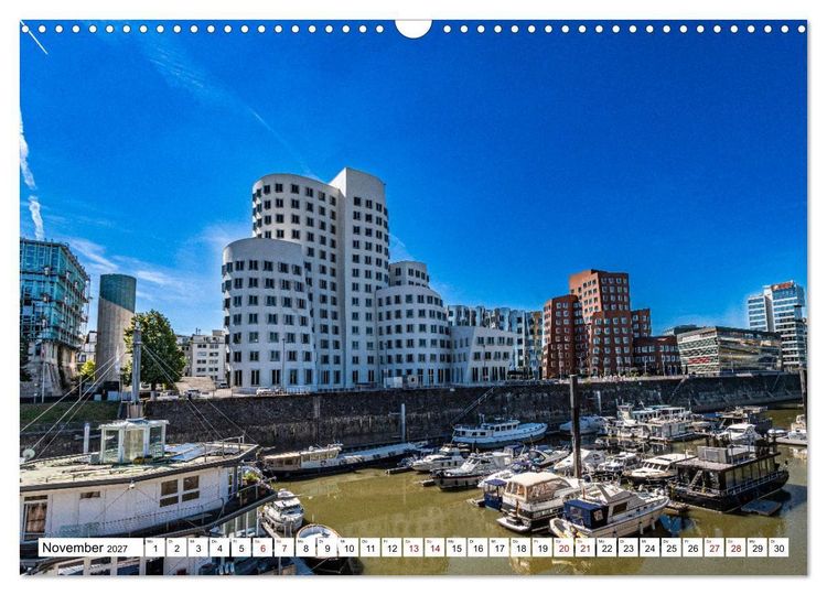 Produktbild: D&uuml;sseldorf Medienhafen (Wandkalender 2027 DIN A3 quer), CALVENDO Monatskalender