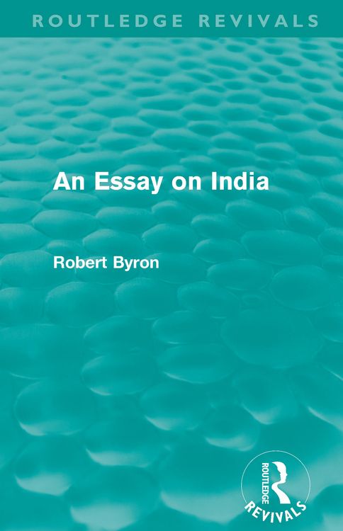 Produktbild: An Essay on India (Routledge Revivals)