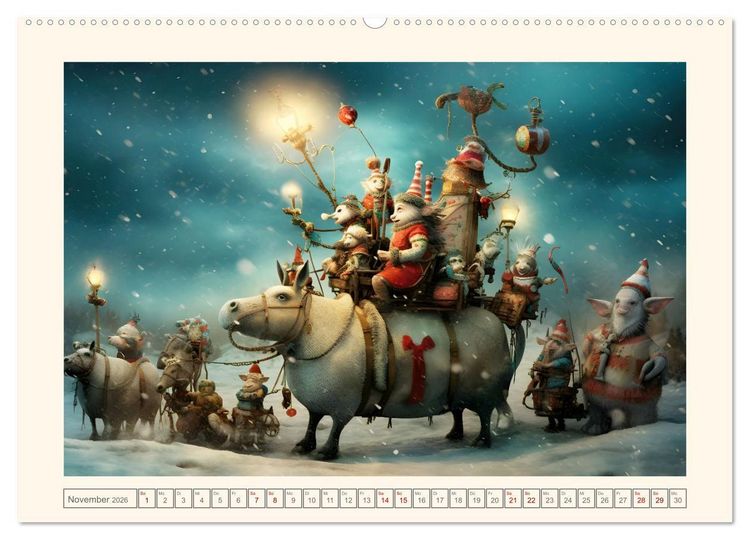 Produktbild: Fabelhafte fremde Welten (Wandkalender 2026 DIN A2 quer), CALVENDO Monatskalender