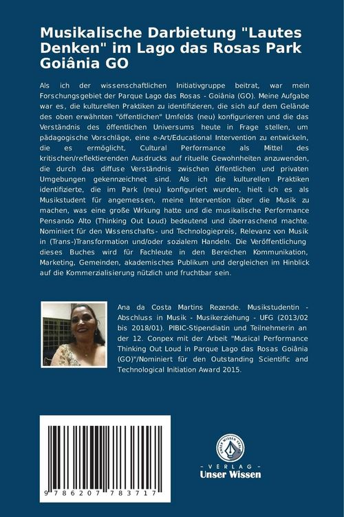 Produktbild: Musikalische Darbietung "Lautes Denken" im Lago das Rosas Park Goi&acirc;nia GO