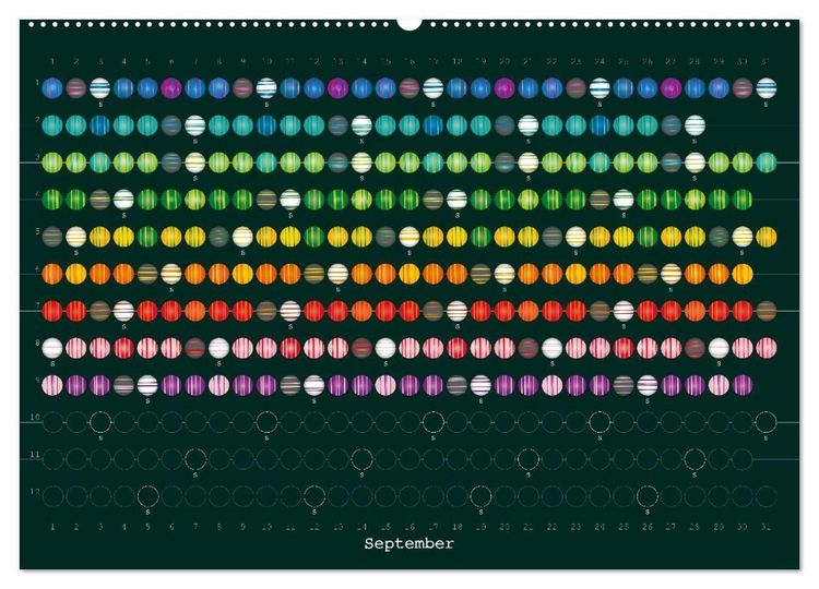 Produktbild: Perlenkalender (Wandkalender 2027 DIN A2 quer), CALVENDO Monatskalender