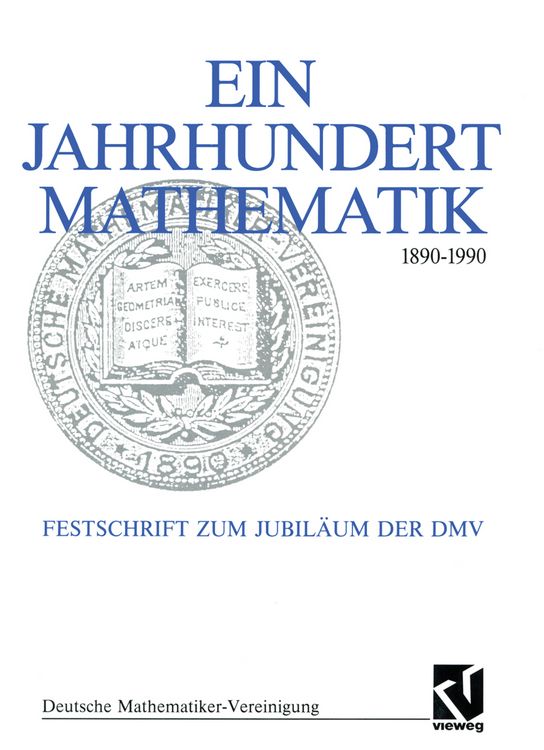 Produktbild: Ein Jahrhundert Mathematik 1890 &ndash; 1990