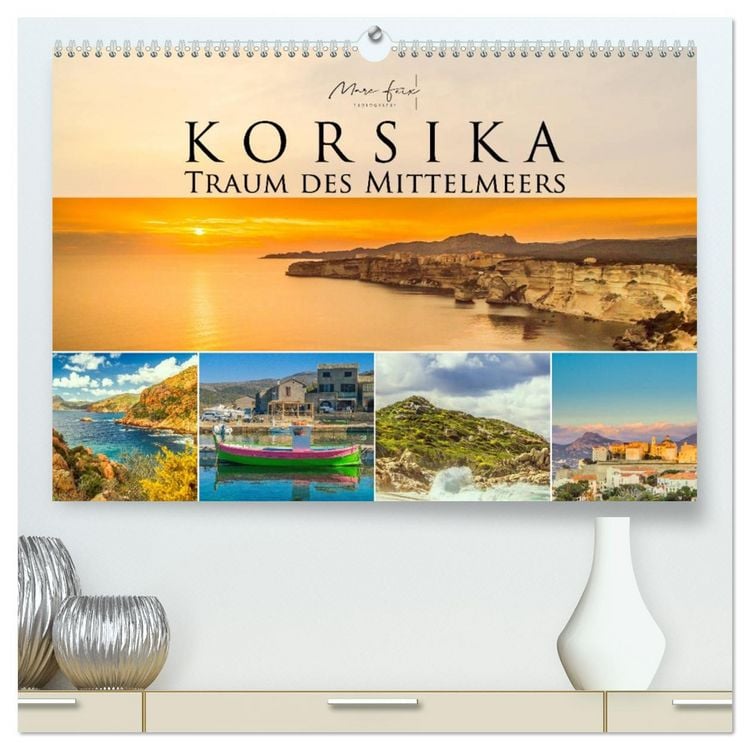 Produktbild: Korsika - Traum des Mittelmeers 2026 (hochwertiger Premium Wandkalender 2026 DIN A2 quer), Kunstdruck in Hochglanz