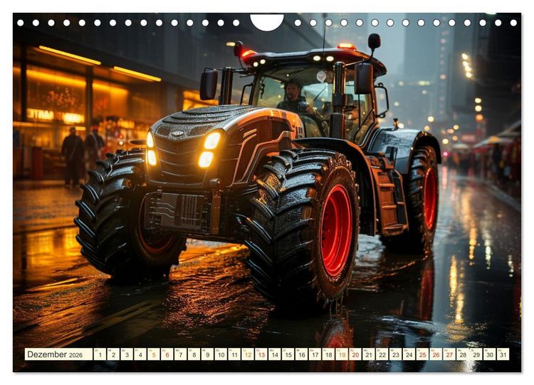 Produktbild: Traktor Fantasien (Wandkalender 2026 DIN A4 quer), CALVENDO Monatskalender