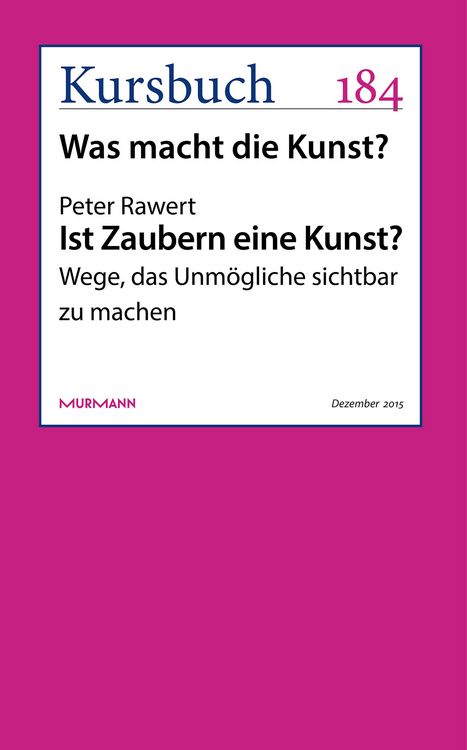 Produktbild: Ist Zaubern eine Kunst?