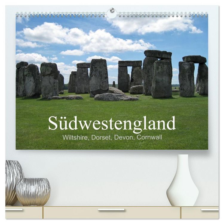 Produktbild: S&uuml;dwestengland (hochwertiger Premium Wandkalender 2026 DIN A2 quer), Kunstdruck in Hochglanz