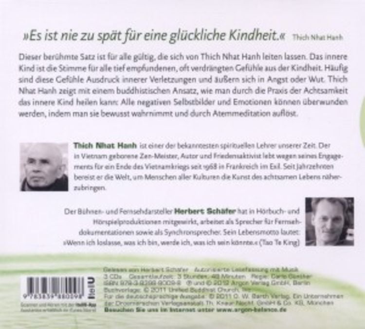Produktbild: Versöhnung mit dem inneren Kind