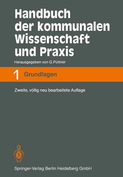Produktbild: Handbuch der kommunalen Wissenschaft und Praxis