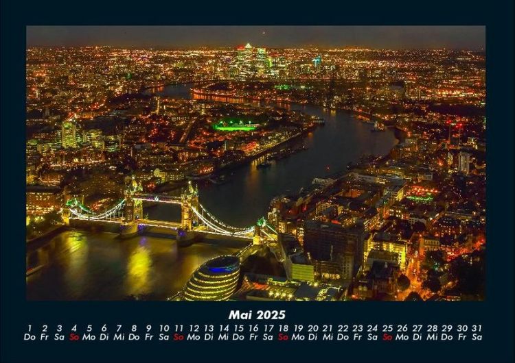Produktbild: London 2025 Fotokalender DIN A4