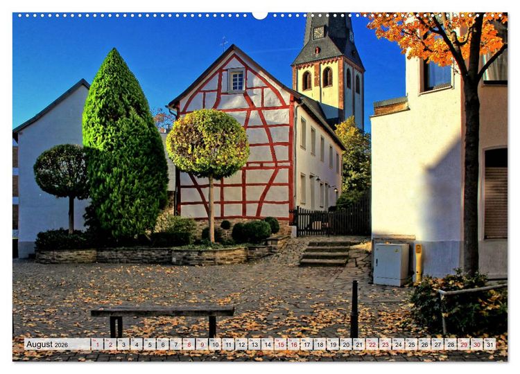 Produktbild: Euskirchen - Ein Trip durch die Kreisstadt am Rande der Eifel (hochwertiger Premium Wandkalender 2026 DIN A2 quer), Kunstdruck in Hochglanz