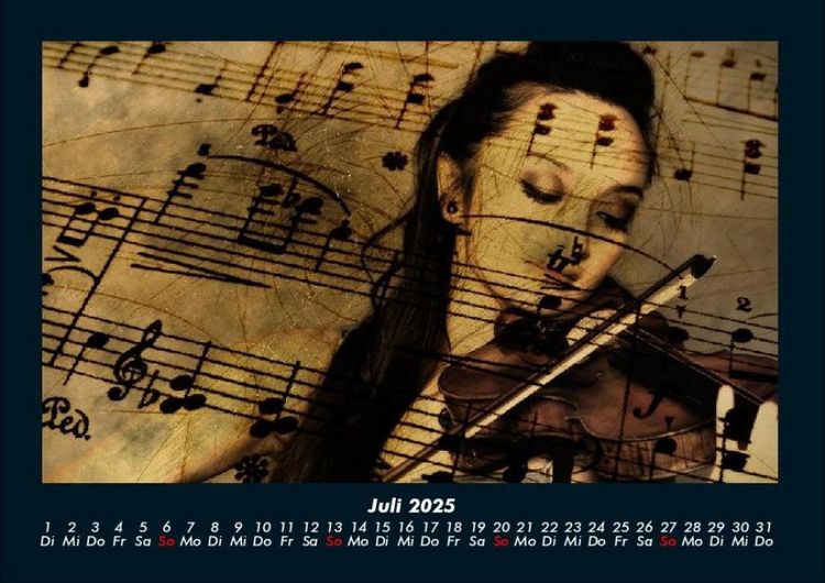 Produktbild: Musik 2025 Fotokalender DIN A4