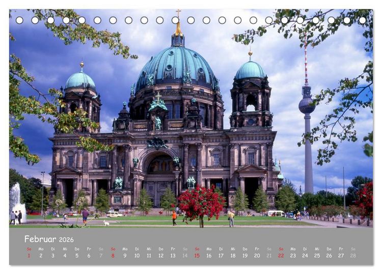 Produktbild: Weltstadt Berlin (Tischkalender 2026 DIN A5 quer), CALVENDO Monatskalender