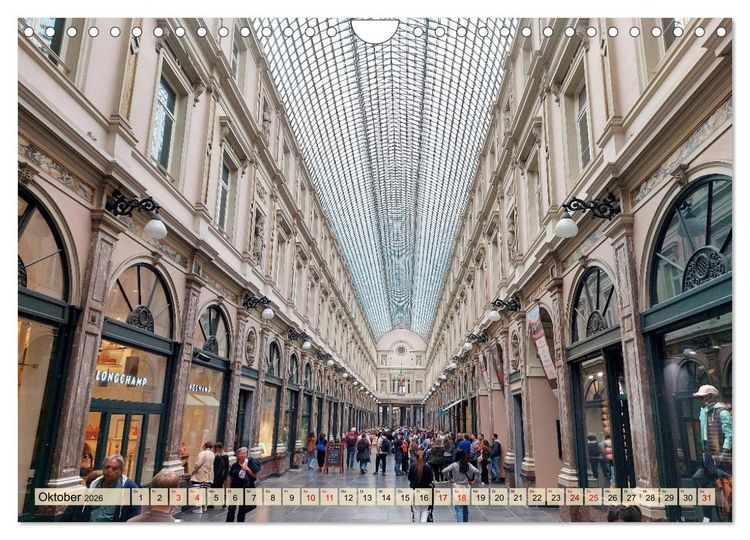 Produktbild: Br&uuml;ssel - Spannende Metropole (Wandkalender 2026 DIN A4 quer), CALVENDO Monatskalender