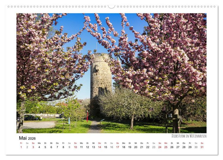 Produktbild: Zauberhaftes Witzenhausen (Wandkalender 2026 DIN A2 quer), CALVENDO Monatskalender