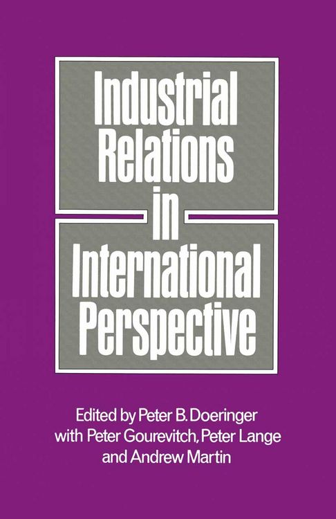 Produktbild: Industrial Relations in International Perspective