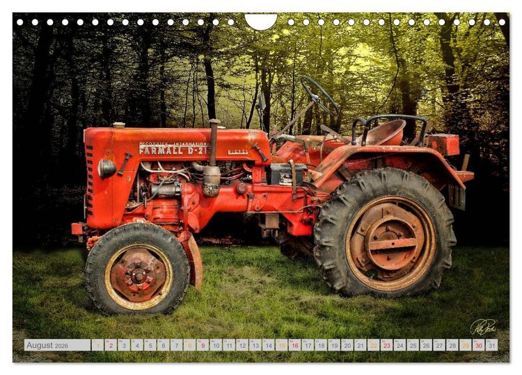 Produktbild: Oldtimer Sch&auml;tze. Ein Traktoren-Kalender (Wandkalender 2026 DIN A4 quer), CALVENDO Monatskalender
