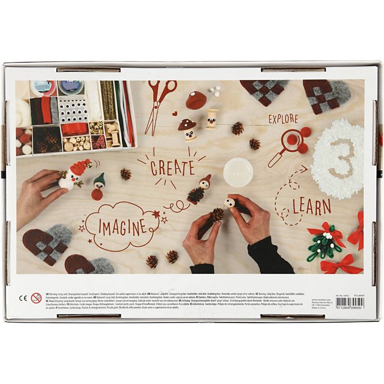 Produktbild: Creativ Company DIY Sets Basisversion Kreativ Mix, Traditionelle Weihnachten, 1 Set