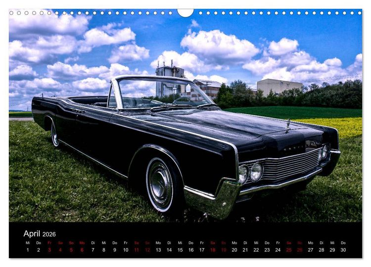 Produktbild: American Automobile (Wandkalender 2026 DIN A3 quer), CALVENDO Monatskalender