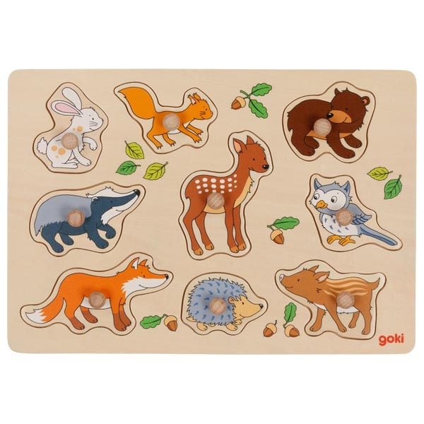 Produktbild: Steckpuzzle Waldtiere
