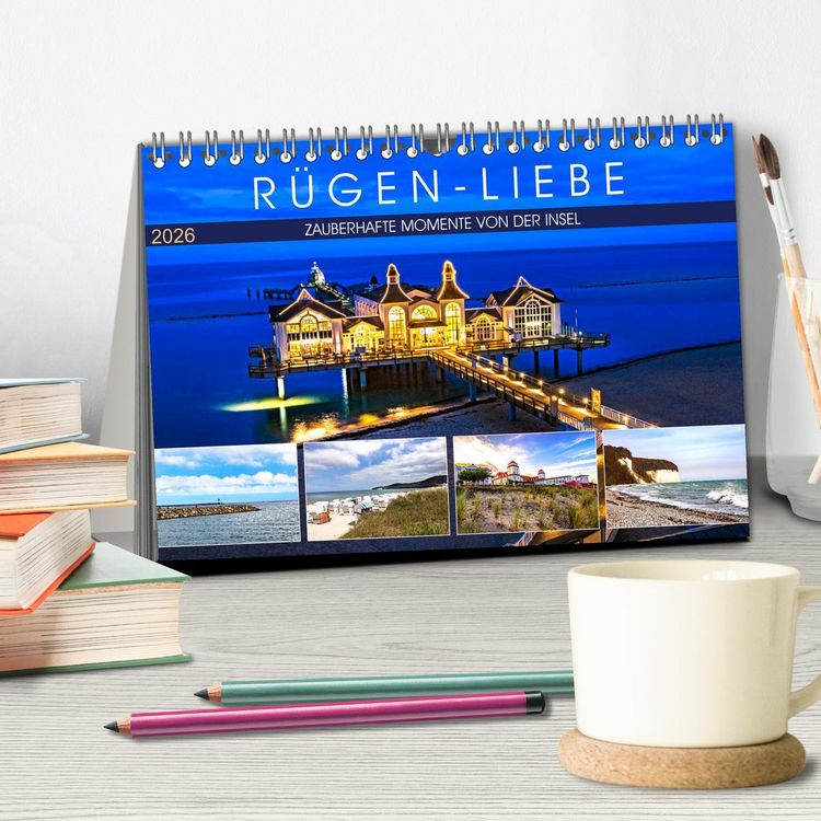 Produktbild: R&Uuml;GEN-LIEBE (Tischkalender 2026 DIN A5 quer), CALVENDO Monatskalender