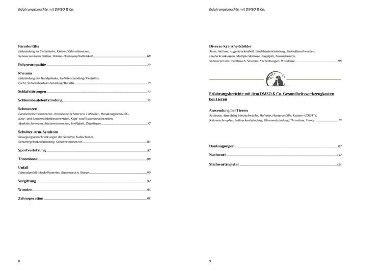 Erfahrungsberichte mit DMSO & Co.