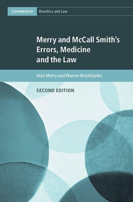 Produktbild: Merry and McCall Smith's Errors, Medicine and the Law