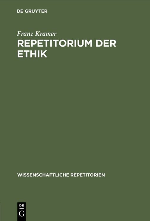 Produktbild: Repetitorium der Ethik