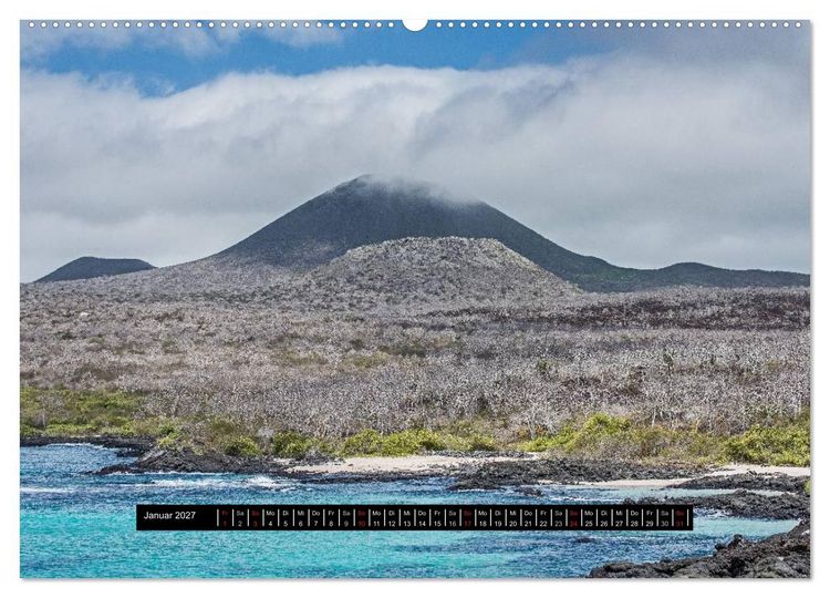 Produktbild: Galapagos- Landschaften (hochwertiger Premium Wandkalender 2027 DIN A2 quer), Kunstdruck in Hochglanz
