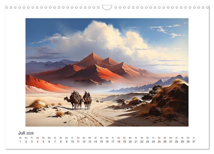 Produktbild: Die Karawane zieht weiter (Wandkalender 2026 DIN A3 quer), CALVENDO Monatskalender