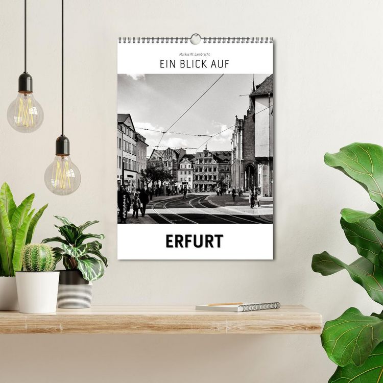 Produktbild: Ein Blick auf Erfurt (Wandkalender 2026 DIN A3 hoch), CALVENDO Monatskalender