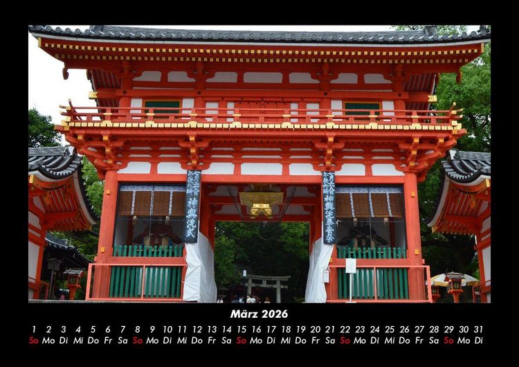 Produktbild: Tempel 2026 Fotokalender DIN A3